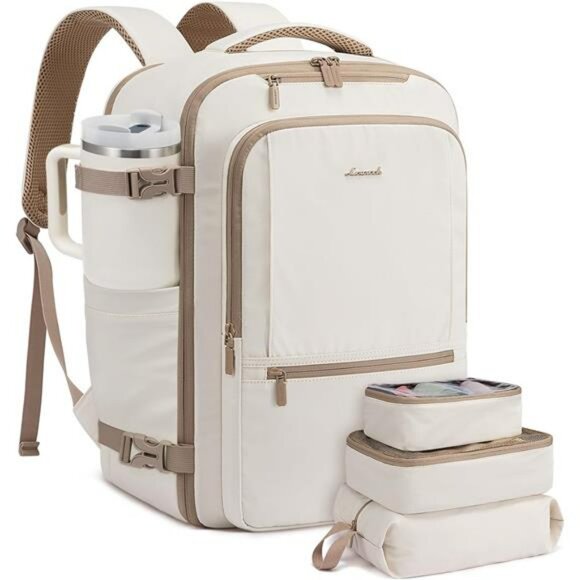 Airline approved large travel backpack 40L carry on personal item bag with lapto - Picture 1 of 7
